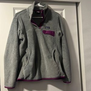 Patagonia Womens L synchilla snap